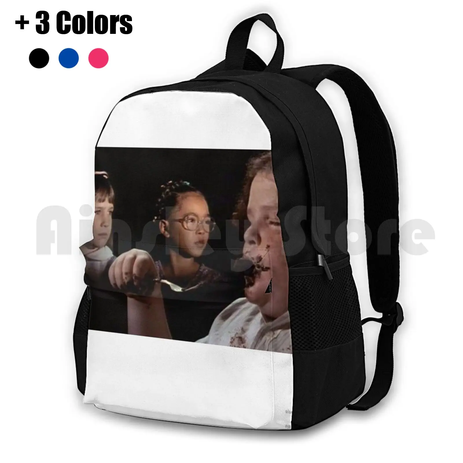 Matilda-Chocolate Cake Scene Outdoor Hiking Backpack Riding Climbing Sports Bag Bruce Matilda Mara Chocolate Cake Roald Dahl