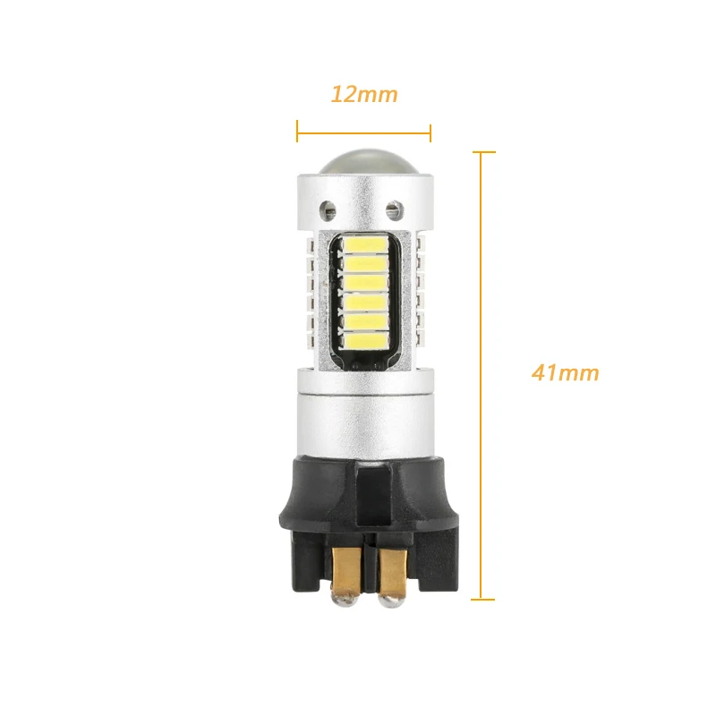 2x PW24W LED Bulbs Amber White Error Free PWY24W LED DRL Turn Signal Lights For BMW Skoda Yeti Octavia VW MK7 Golf CC Audi