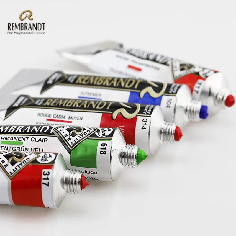 

Netherlands imported REMBRANDT Acrylic paint 40ml artist professional acrylic paint tubular single art supplies