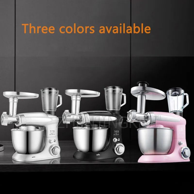 가정용 셰프 머신 데스크탑 스테인레스 스틸, 다기능 믹싱 하모니 표면, 작은 음식 거품기 반죽 기계, 1000W, 220V