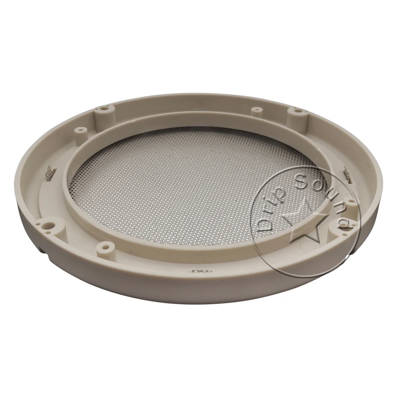 For 5" Inch 157mm Speaker Grill Cover Hige-grade Car Home Audio Conversion Net Decorative Circle Metal Mesh Protection #Beige