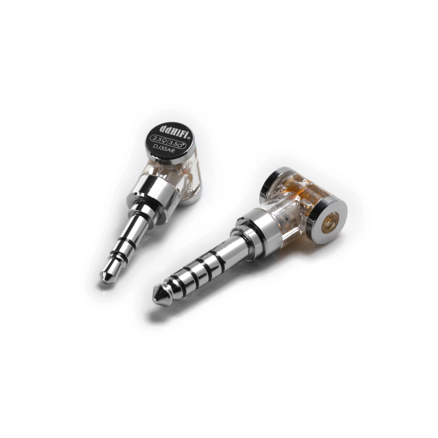 DD ddHiFi DJ35AR DJ44AR New Rhodium Plated 2.5mm Balanced Female to 3.5mm and 4.4mm Male  Audio Adapter