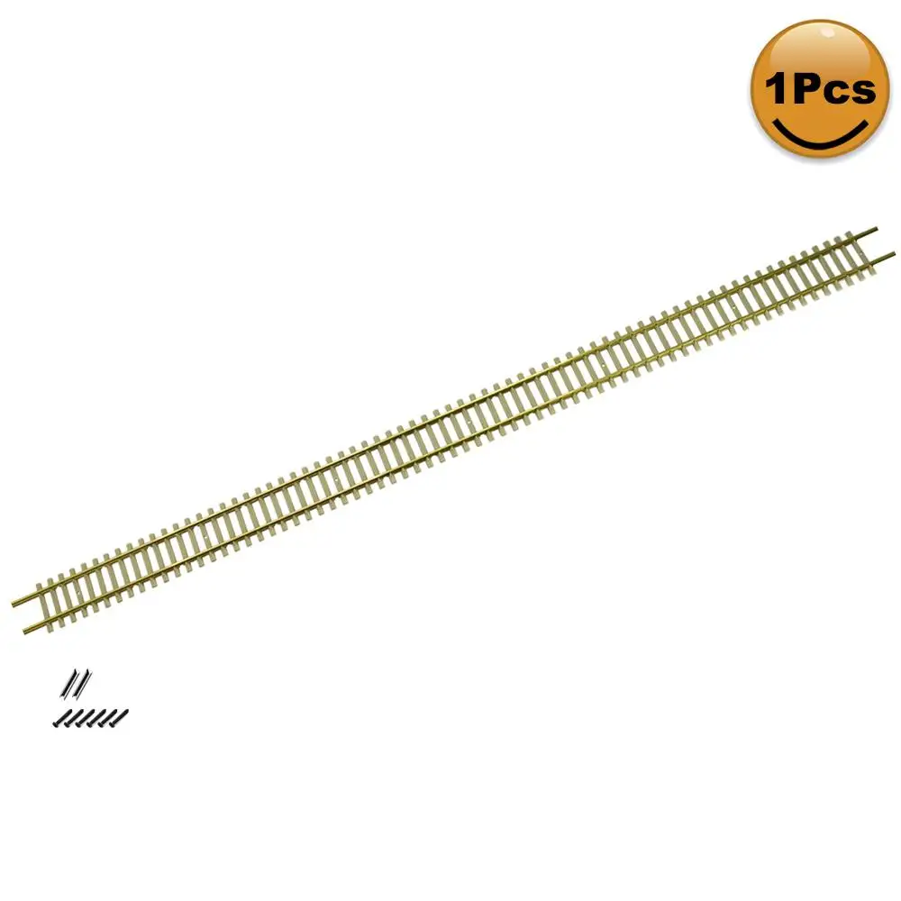 1pc Model Railway HO Scale 1:87 Tracks Flexible Rail 46cm with Rail Joiners Screws HP27HO