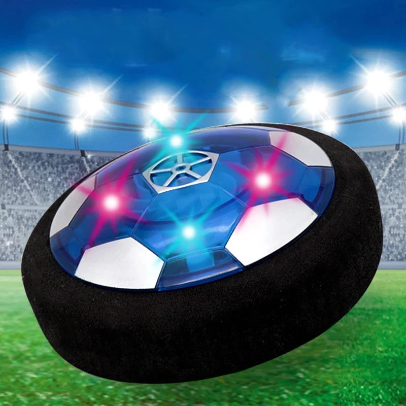 Children Mini Football Toy Ball Air Cushion Suspended Flashing Indoor Outdoor Sports Fun Soccer Educational Game Kids Toys