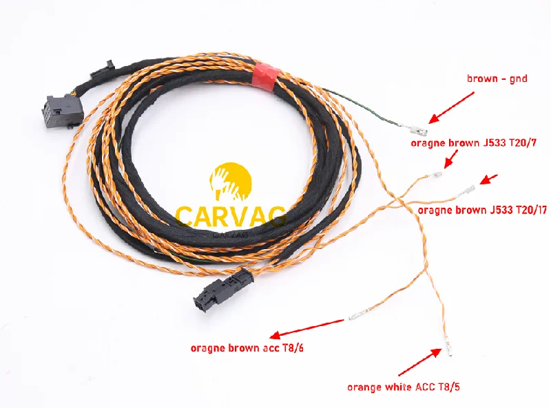 

Lane assist Lane keeping and ACC signal system Wire/cable/Harness For VW Golf 7 MK7 Passat B8 MQB CARS