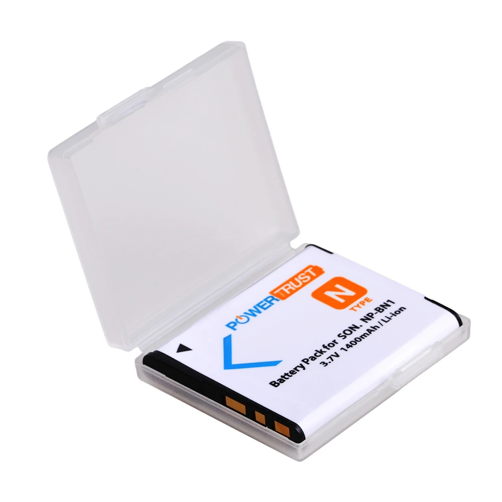 POWERTRUST-Batería de NP-BN1 para ordenador portátil, pila para Sony cyber-shot DSC-QX30, TX66, TX100V, TX200V, W310, W320, W330, W350, W530, W515PS, W570, W650, W800, W830