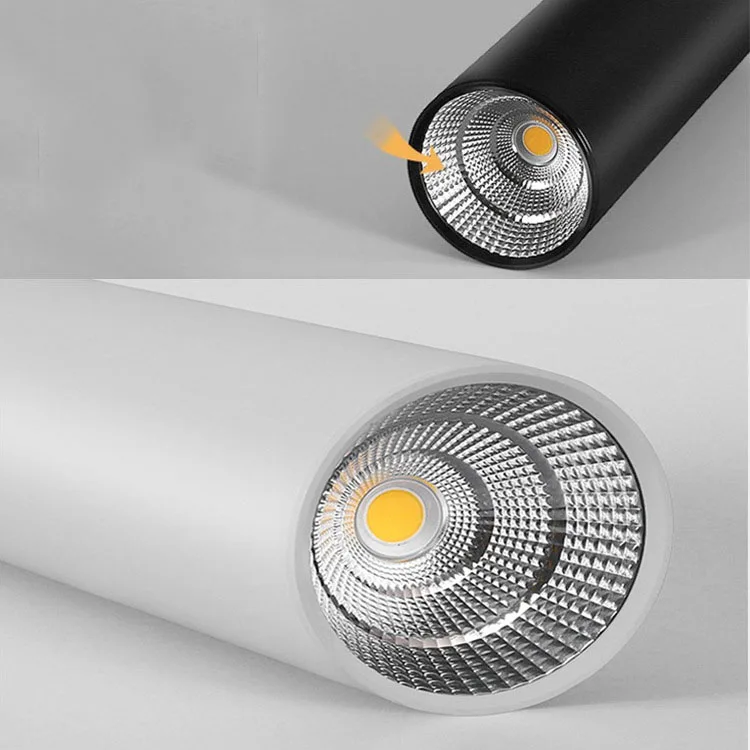 Modern Minimalist LED Ceiling Light Restaurant Spotlight Ceiling Hanging Line Lamp Bar Cylindrical  Led Ceiling Lamp