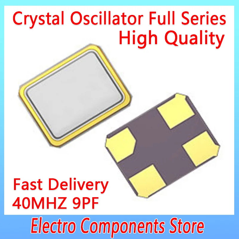 10PCS/Lot 4Pin 2016 2.0*1.6mm Quartz Resonator 9PF 10PPM High Precision 40.000MHZ 40M 40MHZ SMD Patch Passive Crystal Oscillator