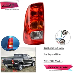 ZUK Car Rear Combination Lamp Sub Assy With Harness Without Bulb Tail Light Taillight Taillamp For Toyota Hilux Vigo 2005-2010