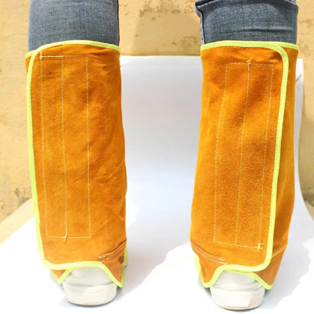 Protector de zapato de gamuza, cubierta de protección de pies de trabajo, resistente al calor, a la abrasión