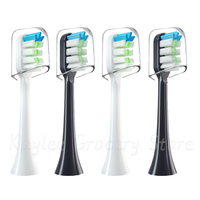 6/12PCS Lebooo/Huawei/ZR/KKC/Apiyoo Electric Replace Toothbrush Head Diamond With Protection Cover  M1 I2 I3 M9 V2 I5 X3 MZ