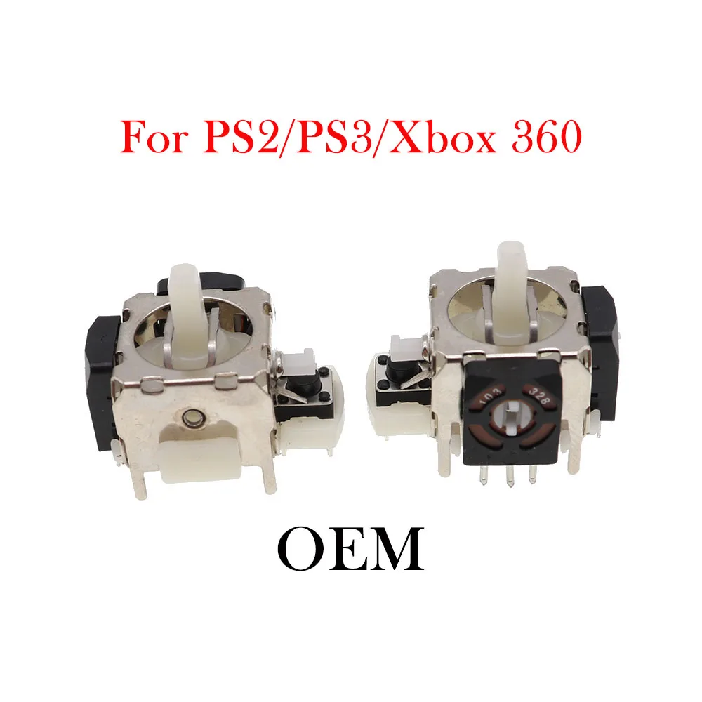 100Pcs For XBOX 360 3D Analog sticks Controller Joystick Axis Sensor Module For PS2 PS3 Replacement repair parts