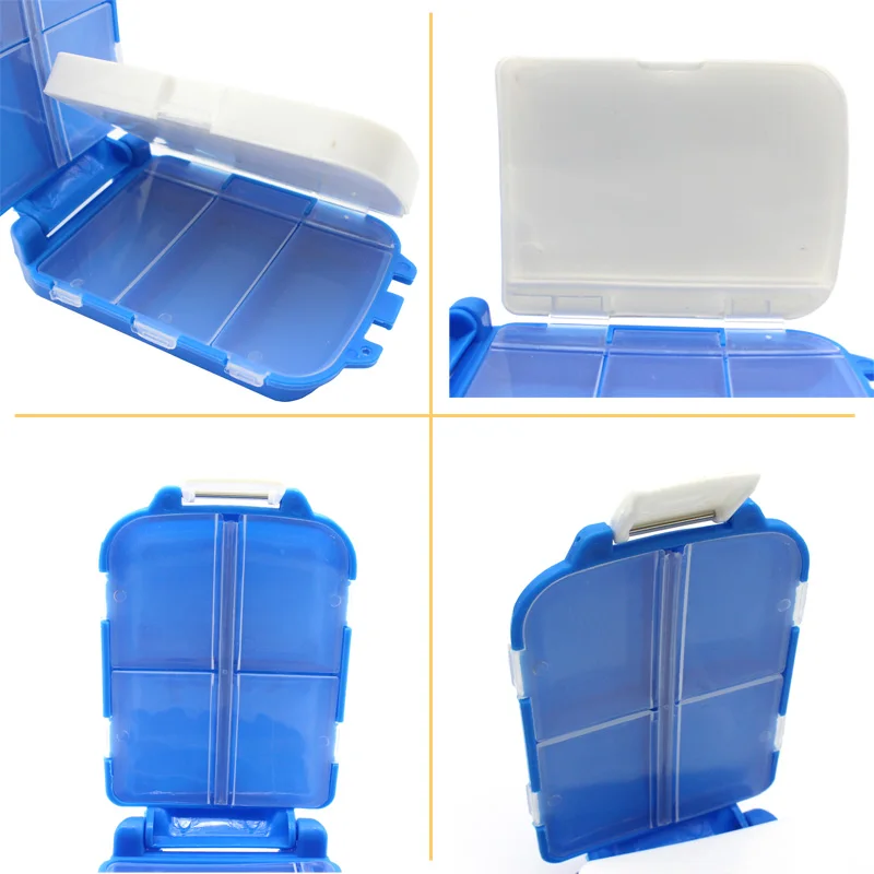 3-layer Folding Mini Portable Pill Cases Medicine Storage For 7Days Tablet Sorter Dispense Professional Medicine Box Health Care