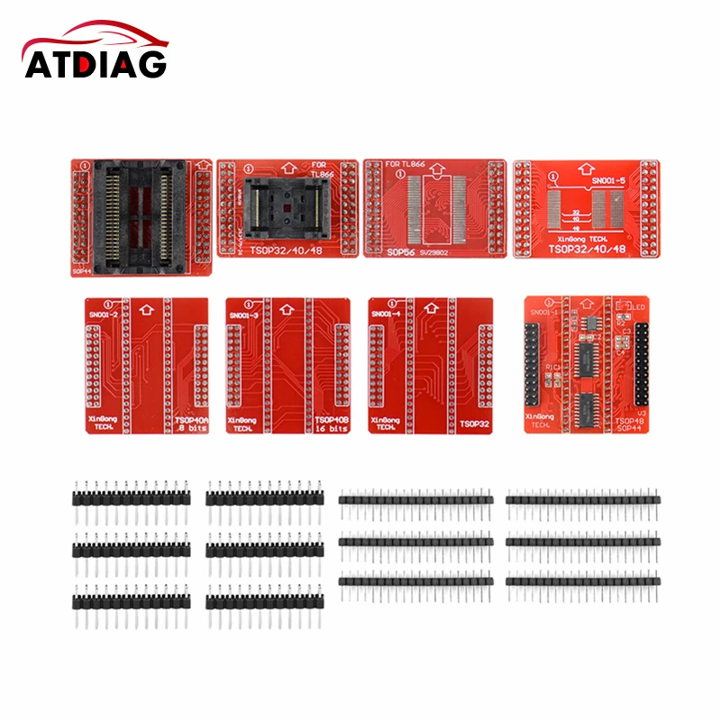 NEW original Adapters MiniPro TL866 Programmer TSOP32 TSOP40 TSOP48 SOP44 SOP56 Sockets TL866A TL866CS TL866II PLUS