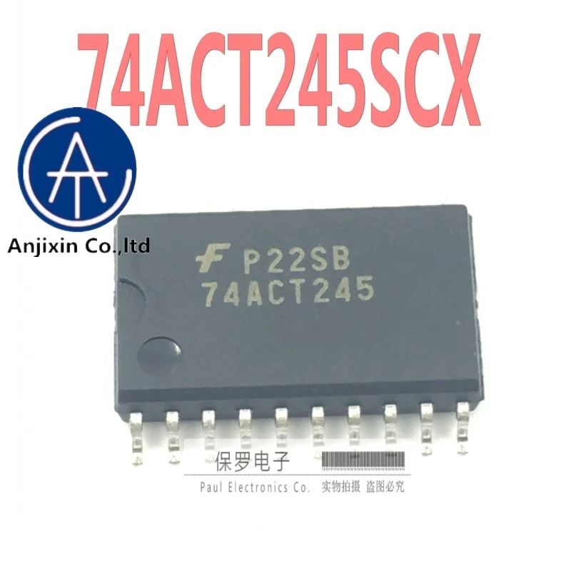 10pcs 100% orginal and new transceiver 74ACT245SCX 74ACT245 SOP20-7.2MM wide body real stock