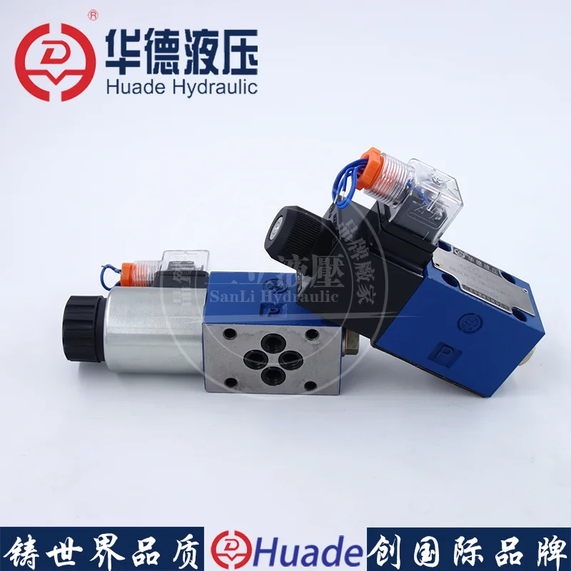 ملف لولبي هيدروليكي اتجاهي صمام 4WE6D 6C 6Y 6EA6HA 3WE6A6B موقعين رباعية موقعين ثلاثي