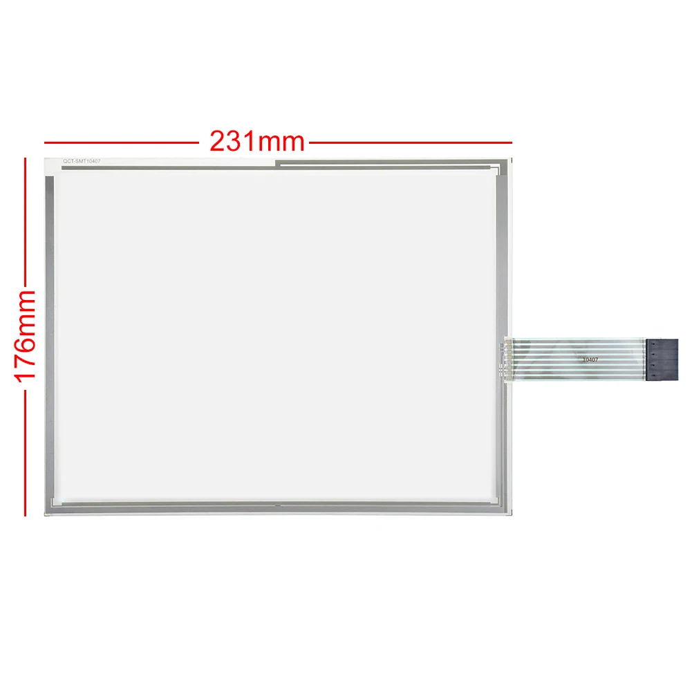 New for PanelView Plus 1000 2711P-T10C4D9 2711P-RDT10C Touch Screen 231*176mm