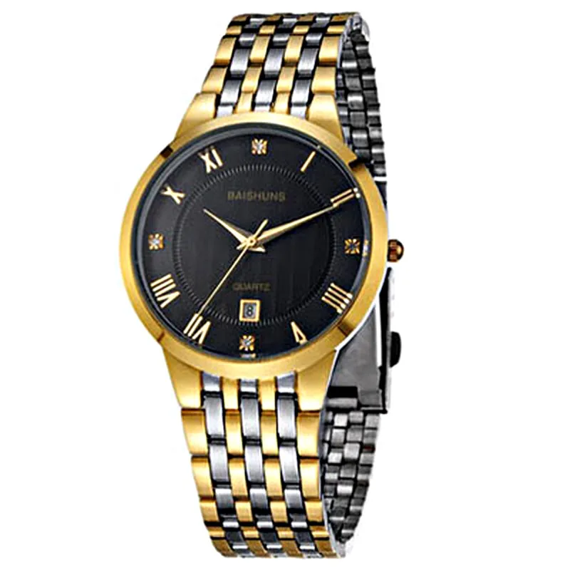 2018 Hot Sale Men Watches Stainless steel Watch Mens Watches Top Brand Luxury Gold Watch Men Business Watch Man horloge mannen