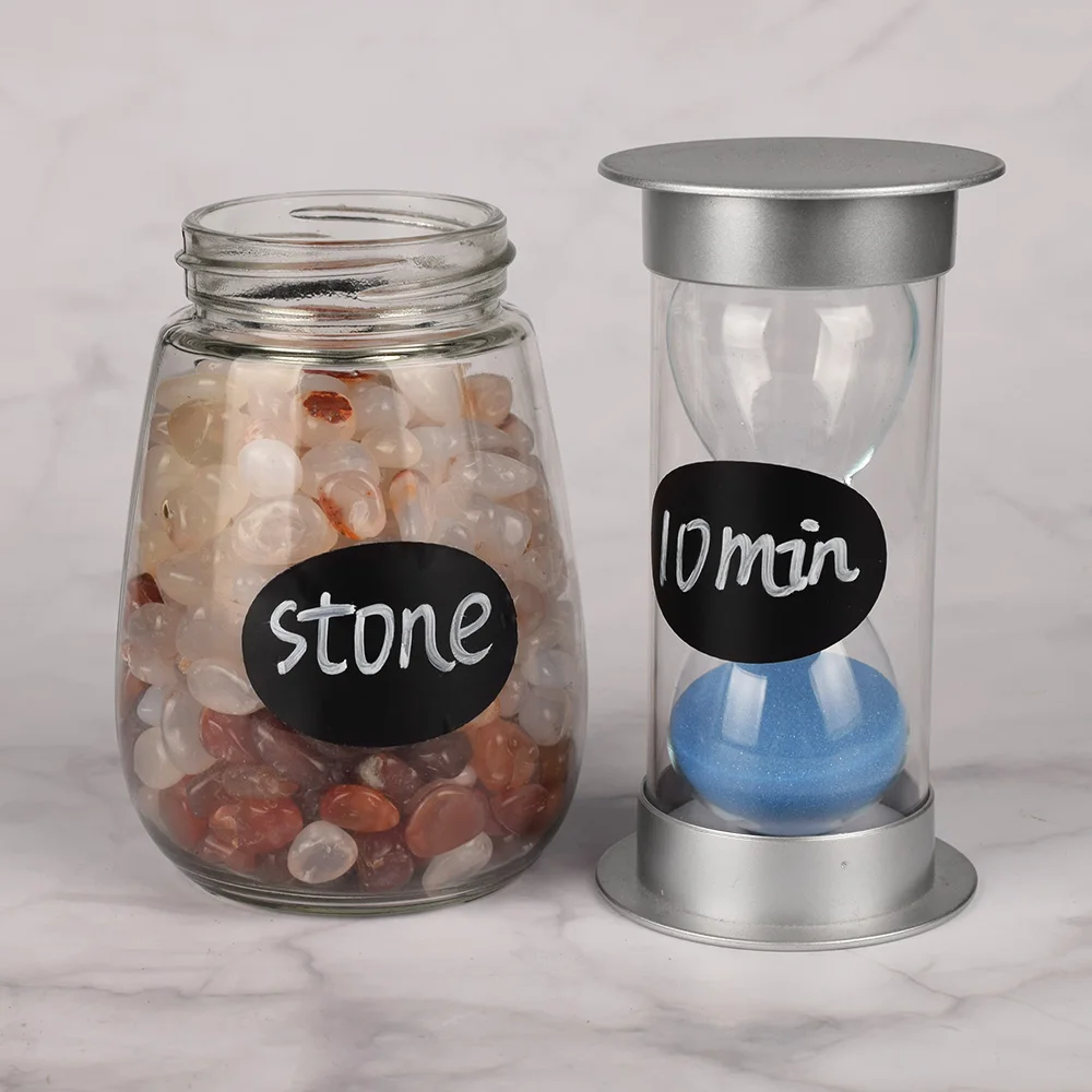 36pcs Removable Spice Sticker Jar Stickers Label Sticker Kitchen Storage Bottles Jars Jam Organizer Blackboard Spice Labels Tags