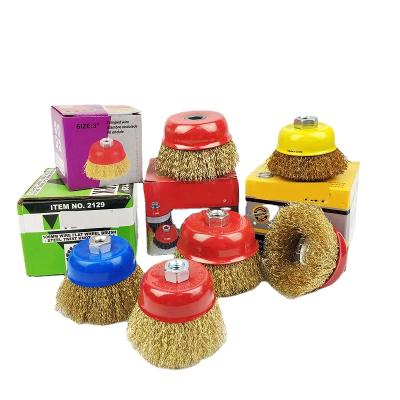 Wire Brush / Rust Removal Wire Wheel / Polishing Brush / Electric Drill Wire Brush Set/ Metal Rust Removal / Grinding Wheel