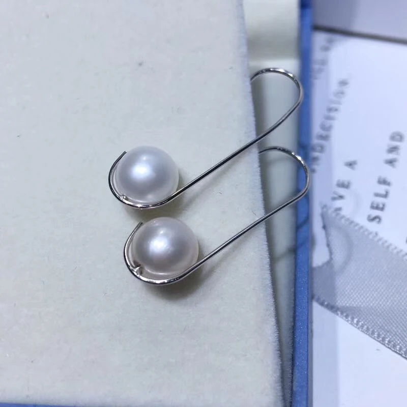 

925 Sterling Silver Pearl Party Earrings Findings and Component Jewelry Parts Fittings for Pearls Coral Jade Agate Beads