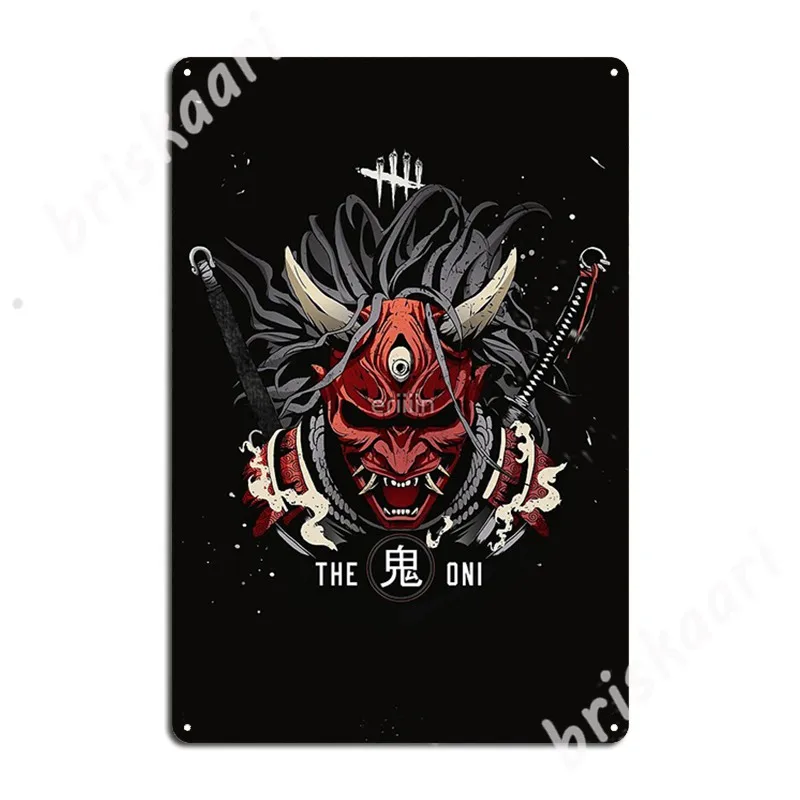 The Oni - Dead By Daylight Killer Metal Signs Painting Décor Decoration Club Bar Wall Mural Tin sign Posters