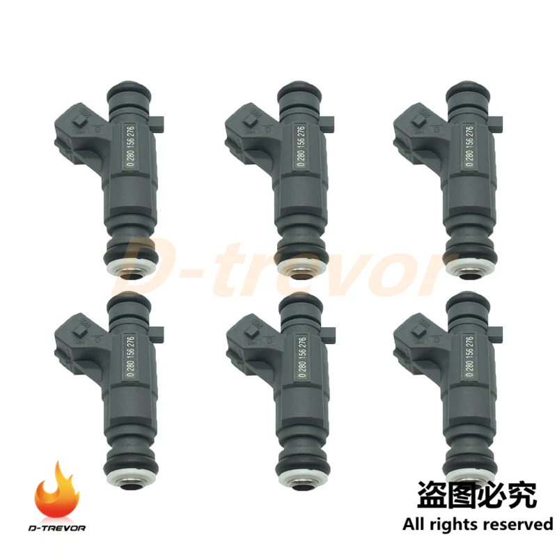 

6 шт. OEM 0280156276 Форсунка топливного инжектора для пикапа Jinbei Grace Yangtze Zhongxing