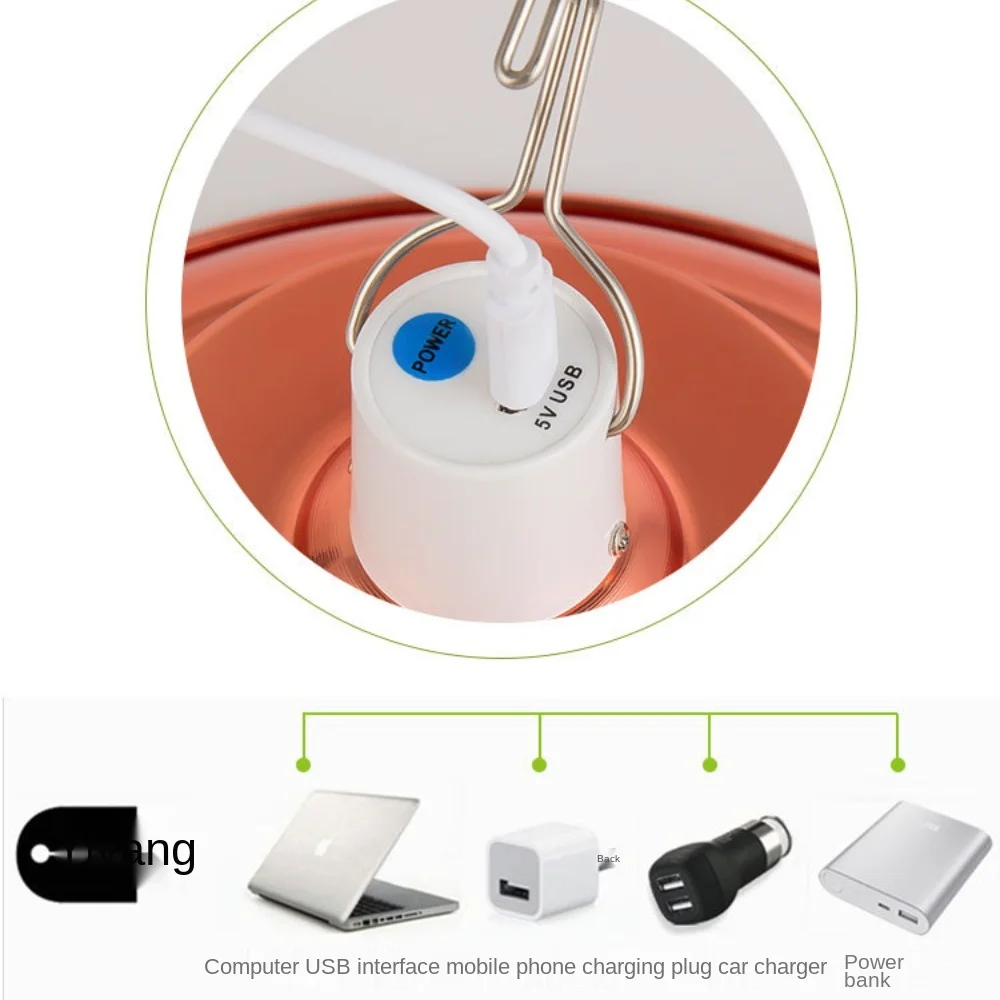 LED Charging UFO Lamp, Night Market Stall, Stall Lighting, Multi-Function Charging Bulb, Highlight, Household Emergency Light