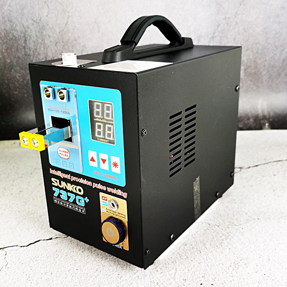 SUNKKO 737G+ 4.3KW Spot Welding Machine Battery Spot Welder High Power Automatic For 18650 Lithium Batteries Pulse Spot Welders