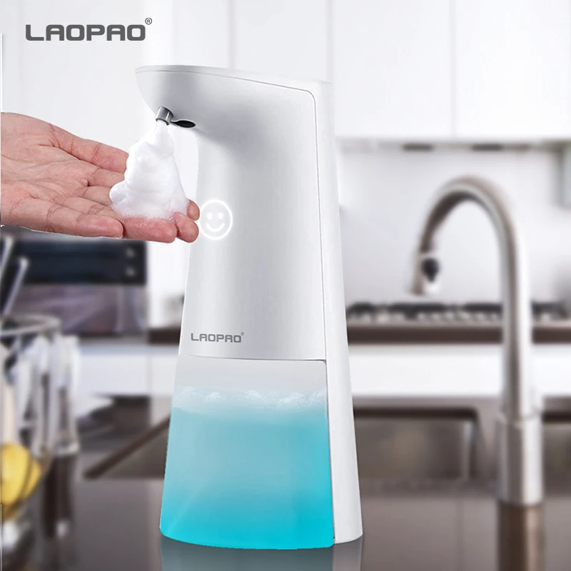 LAOPAO Touchless Automatic Liquid Soap Dispenser Induction Foaming Hand Washing Device For Kitchen Bathroom Hand Washer Smart