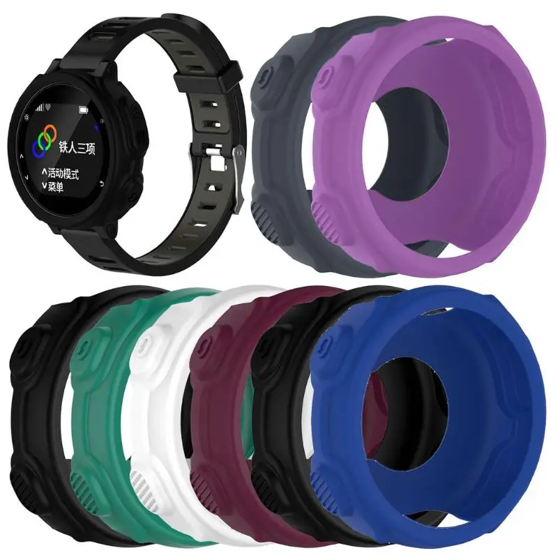 Suitable for  forerunner235 735XT for Smart Watch Silicone Protective for Case Durable for Protection Housing Shockproof