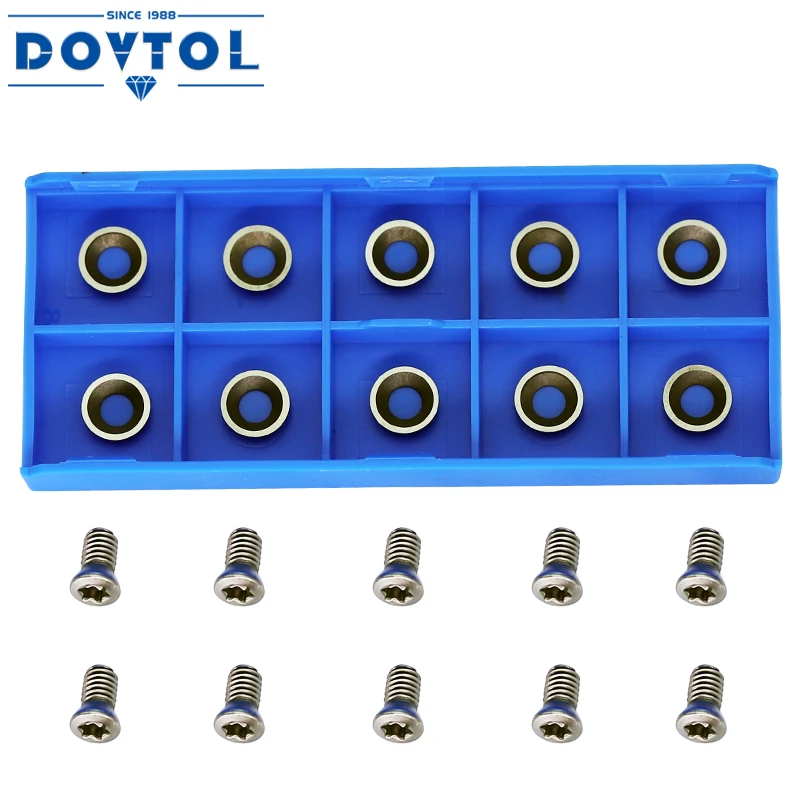 คาร์ไบด์แทรกเครื่องตัดมีด Ci5 8.9 มม.เปลี่ยนเหมาะสําหรับ DIY เครื่องกลึงไม้ Finisher Hollower เครื่องมือ 10pcs
