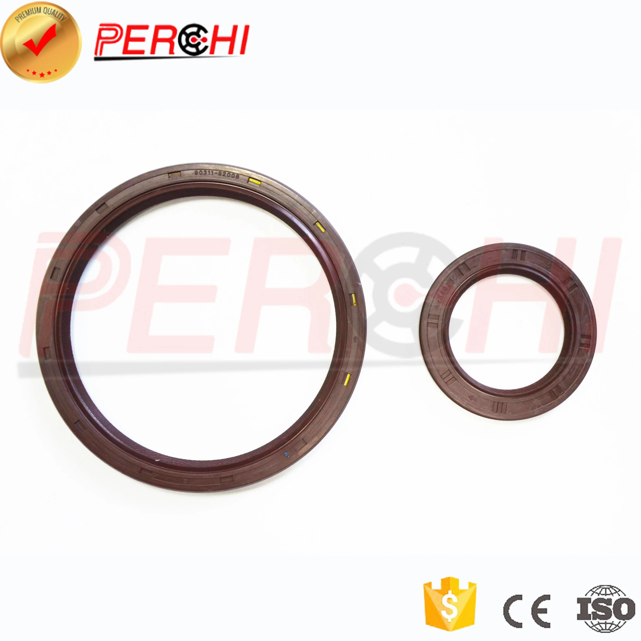 

For Toyota 2GR Front crankshaft oil seal 42x60x7 90311-42036 Rear crankshaft oil seal 92x110x9 90311-92005