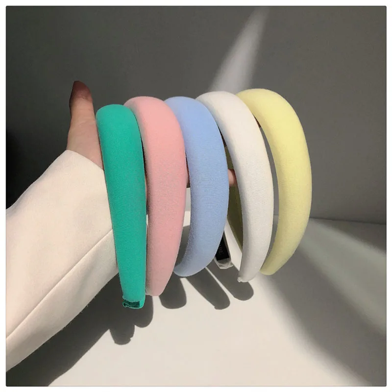 Fashion Wide Summer Soft Sponge Hair Hoop Go Out Korea Cute Headband Press Hair Bands Headbands for Hair Woman Hair Accessories