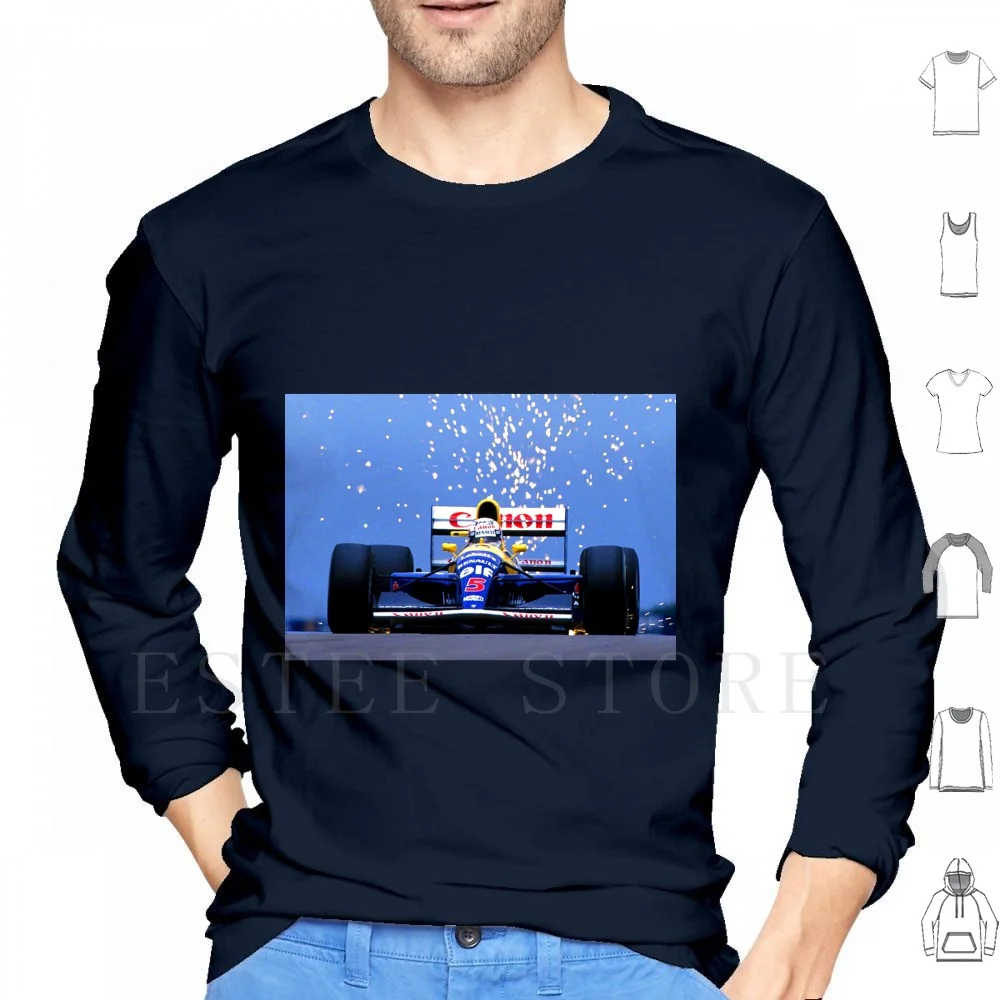 

Nigel Mansell In His 1991 Car Hoodie Long Sleeve Racecar Racing Racecars Sports Fia Racingdriver Racing Driver Driver