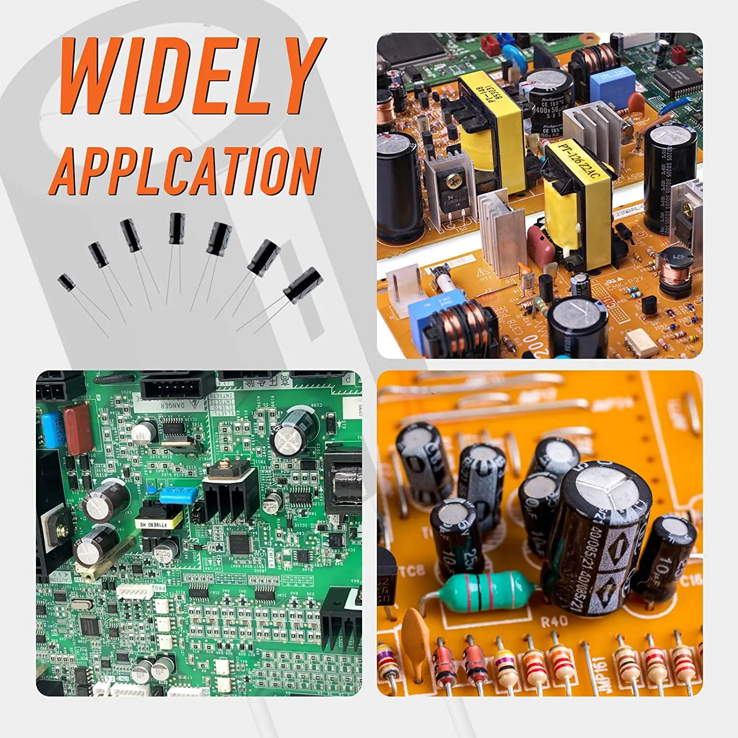 510 pces 24 valoriza o jogo de alumínio 10-50v da variedade do capacitor eletrolítico escala 0.1uf-1000uf mais capacitores eletrolíticos sortidos