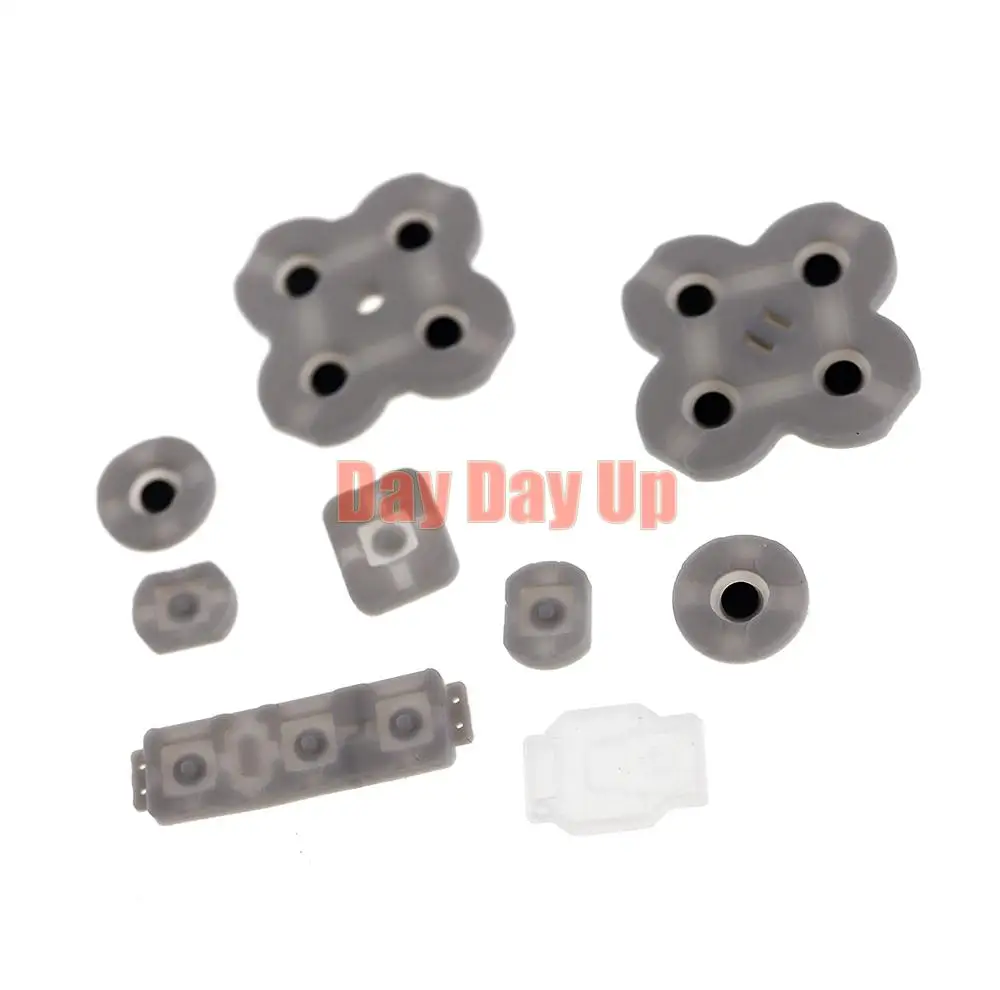 シリコンキーパッド,左,右ボタン,Nintendo Switch Lite用ラバーパッド,スペアパーツ,1セット