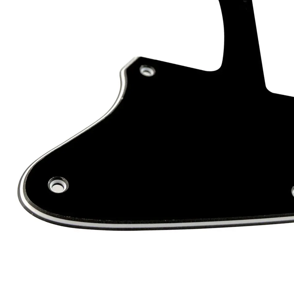 Pleroo Custom Guitar Parts - For Japan Jazzmaster Guitar Pickguard With PAF Humbucker No Bridge Post Holes And Upper Horn