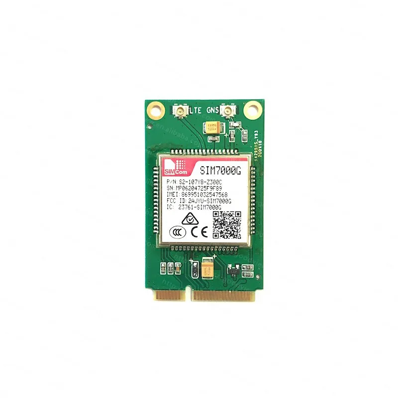 SIMCOM SIM7000G-PCIE LPWA module Quad-Band supports Cat-M/Cat-NB/GPRS/EDGE wireless communication