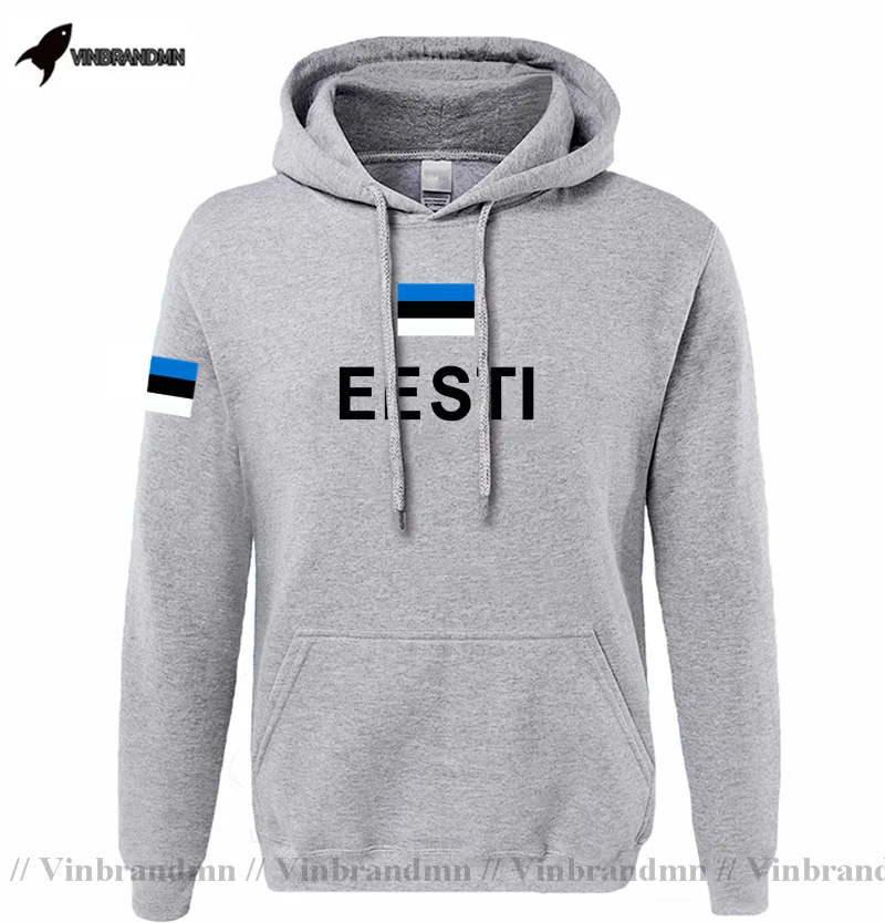 Estonia Estonian EST Eesti mens hoodie pullovers hoodies men sweatshirt streetwear clothing hip hop tracksuit nation flag Spring