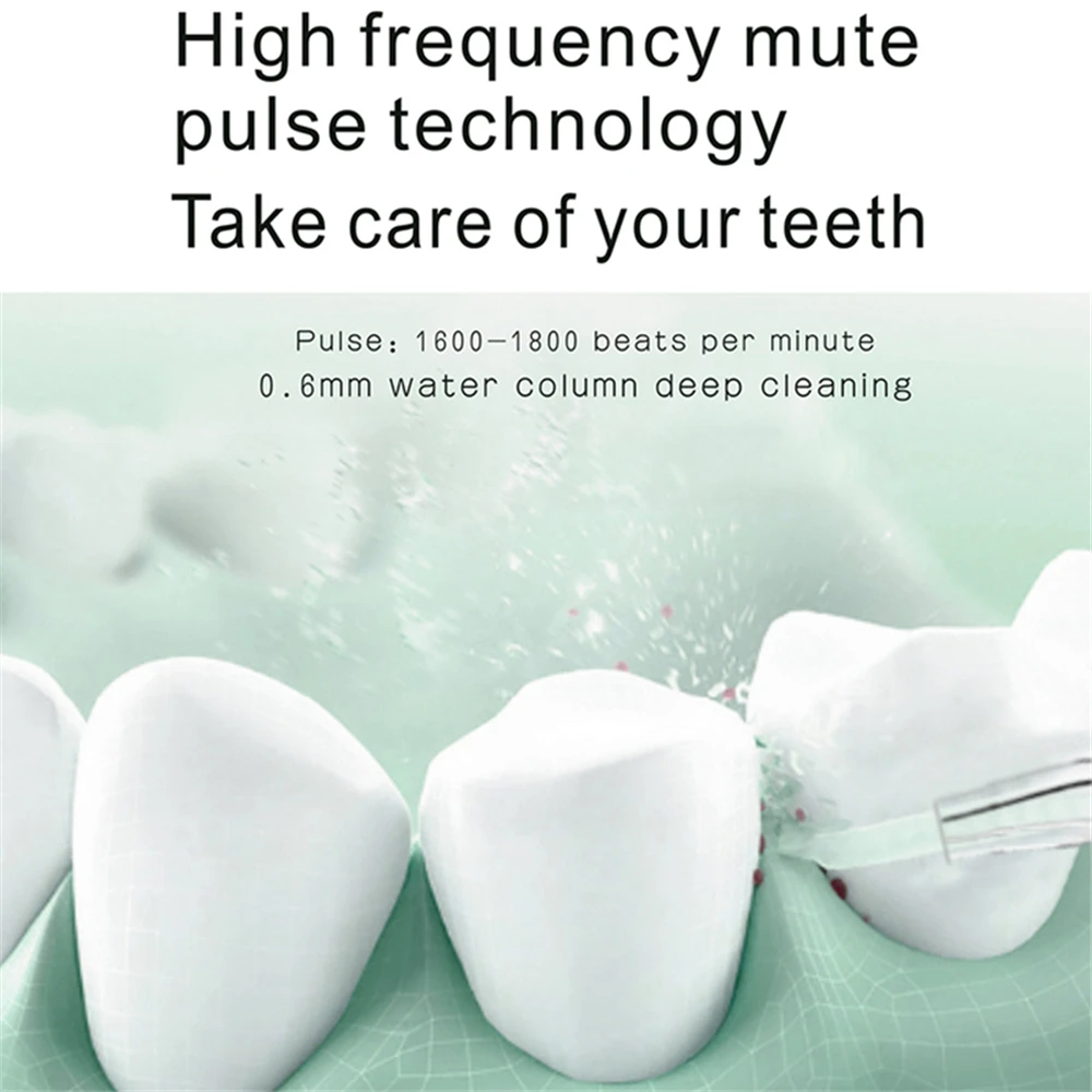 Irrigateur buccal, Jet d'eau dentaire Portable, Rechargeable par USB, 5 Modes d'affichage intelligent, étanche, nettoyeur de dents