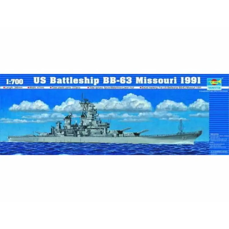 

Trumpeter 05705 1/700 US Battleship BB-63 Missouri 1991 - Scale Model Kit