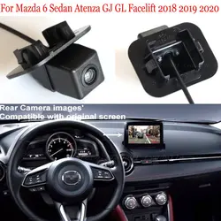 For Mazda 6 Sedan Atenza GJ GL Facelift 2018~2024 28 Pin Adapter cable RCA Original Screen Compatible With 6V Rear View Camera
