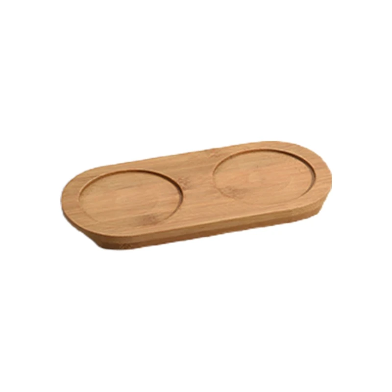 S/M/L Creative Nordic Household Bamboo Tray, Kitchen Storage Tools for Salt Pepper Oil & Vinegar Seasoning Jar O18 21