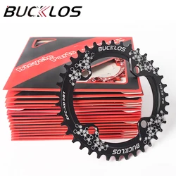 BUCKLOS Bicycle 104 BCD chainring round oval bicycle chain ring 30T 32T 34T 36T 38T 40T 42T narrow wide chainwheel bike part