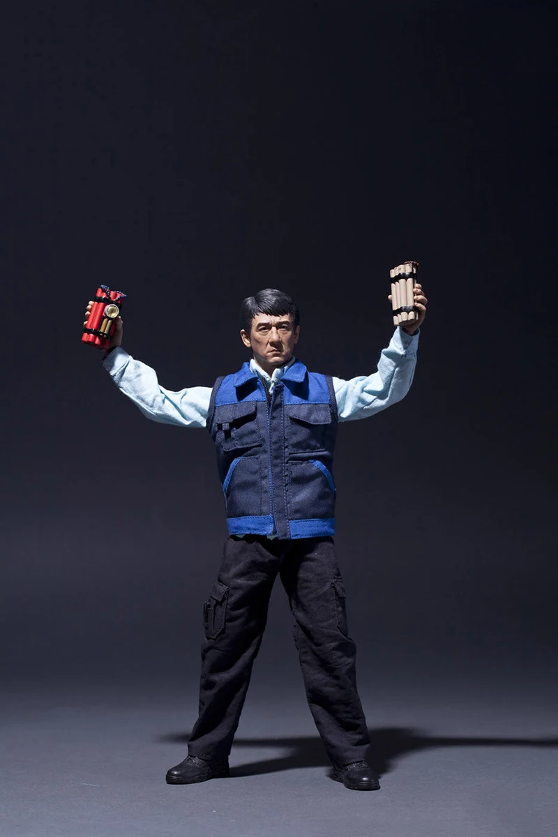 NEW 1/6 NO.013 The Foreigner Veterans Jackie Chan Male Action Figure Full Set Action Figure for Gift Collection