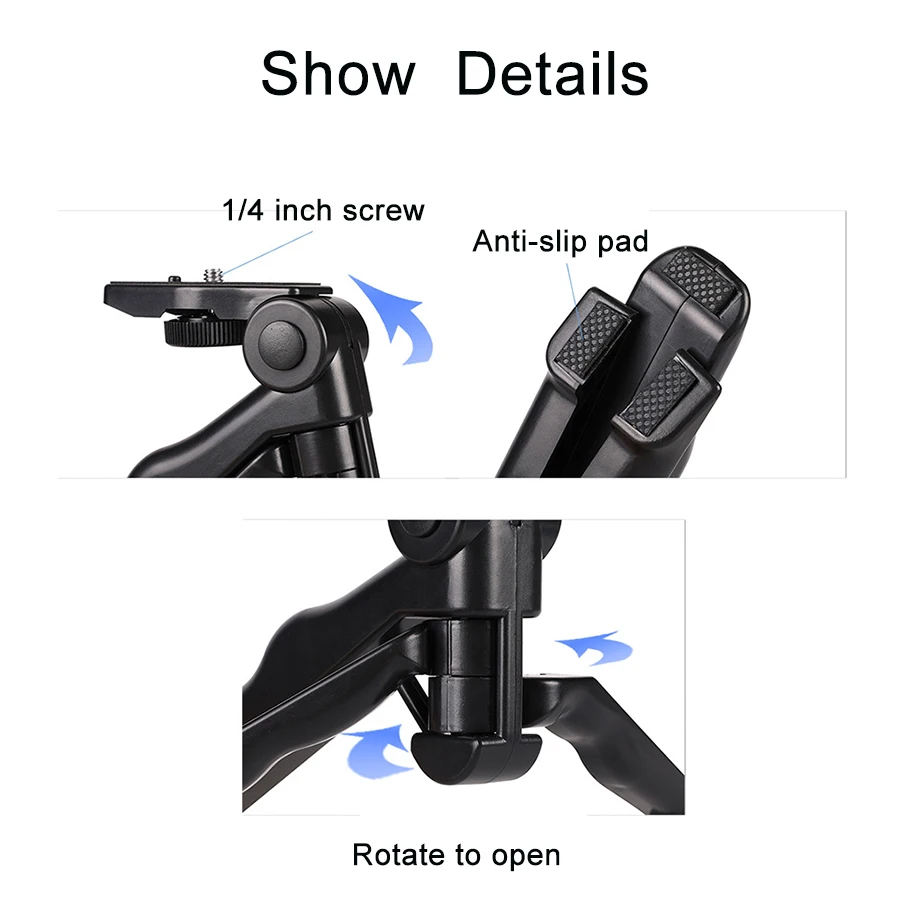 MAMEN pieghevole telefono fotocamera treppiede Selfie Stick portatile con supporto per telefono telecomando per HUAWEI iPhone supporto universale