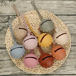 TYRY.HU Baby Silicone Pacifier Holder Container Box Infant Portable Soother Pacifier Chain Silicone Storage Box BPA Free