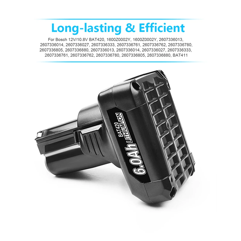 リチウム電池交換用,12V,6000mAh,バッテリー,ボッシュ用,bat411a,b412,b413,b412a,10.8v,max,ワイヤレス
