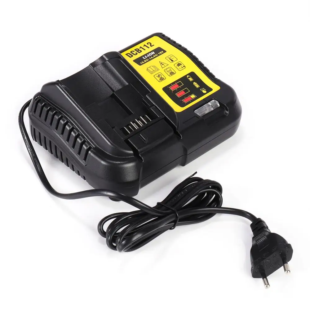 DCB112 DCB118 Lithium Battery Charger For dewalt 10.8V 12V 14.4V 18V 20V DCB206 DCB205 DCB204 DCB203 DCB120,DCB107 DCB115 DCB105